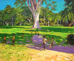 Cricketspiel, Botanische Gärten, Dominica, Grenadinen, 2011